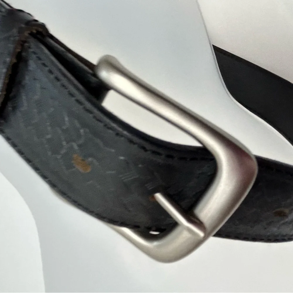 Michigan Glove Co. Black Leather‎ Belt Men's 42